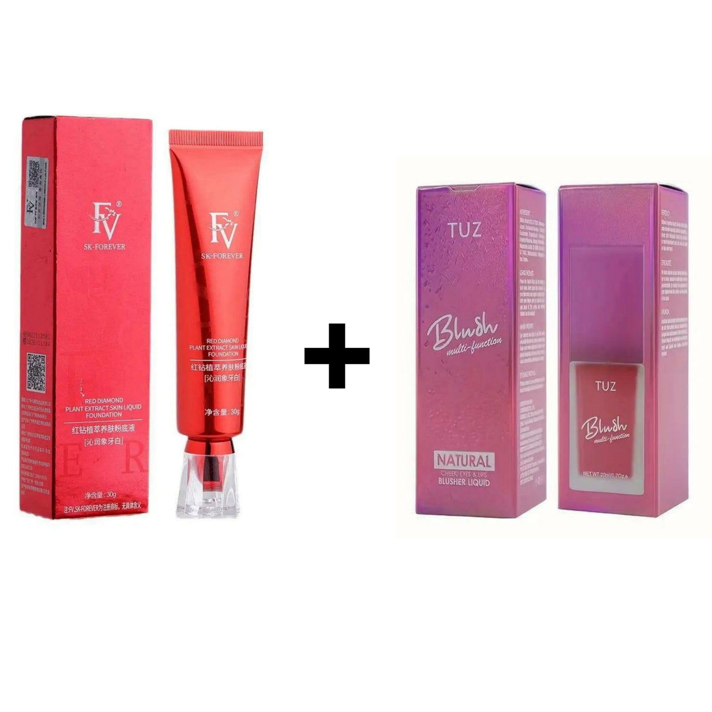 2 in 1 FV  Foundation &amp; TUZ Blush Deal