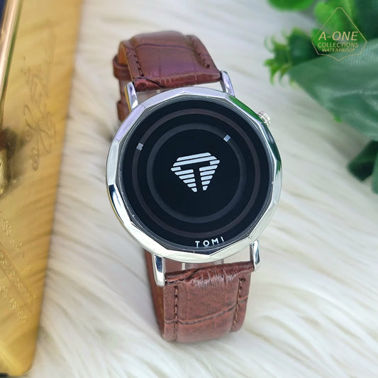 Aa1 TOMI Stylish Watch For boys and girls, leather strap ,