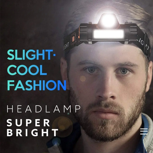 Portable Mini High Power Led Headlamp Flashlight For Outdoor Camping And Cycling, Hiking, Working, Racing